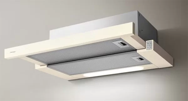 Вытяжка телескопическая JETAIR AURORA LX/CR/F/50 (650 м³/ч / 150 Вт / LED освещение 2x3 Вт / ширина - 49.8 см / кремовый)-0