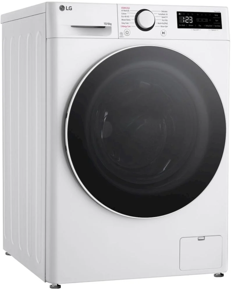 Стирально-сушильная машина LG F4DR510S0W (56.5см / 10кг / 6кг / 1400об / пар / AI DD / TurboWash™360 / Inverter Direct Drive / A+++)-9