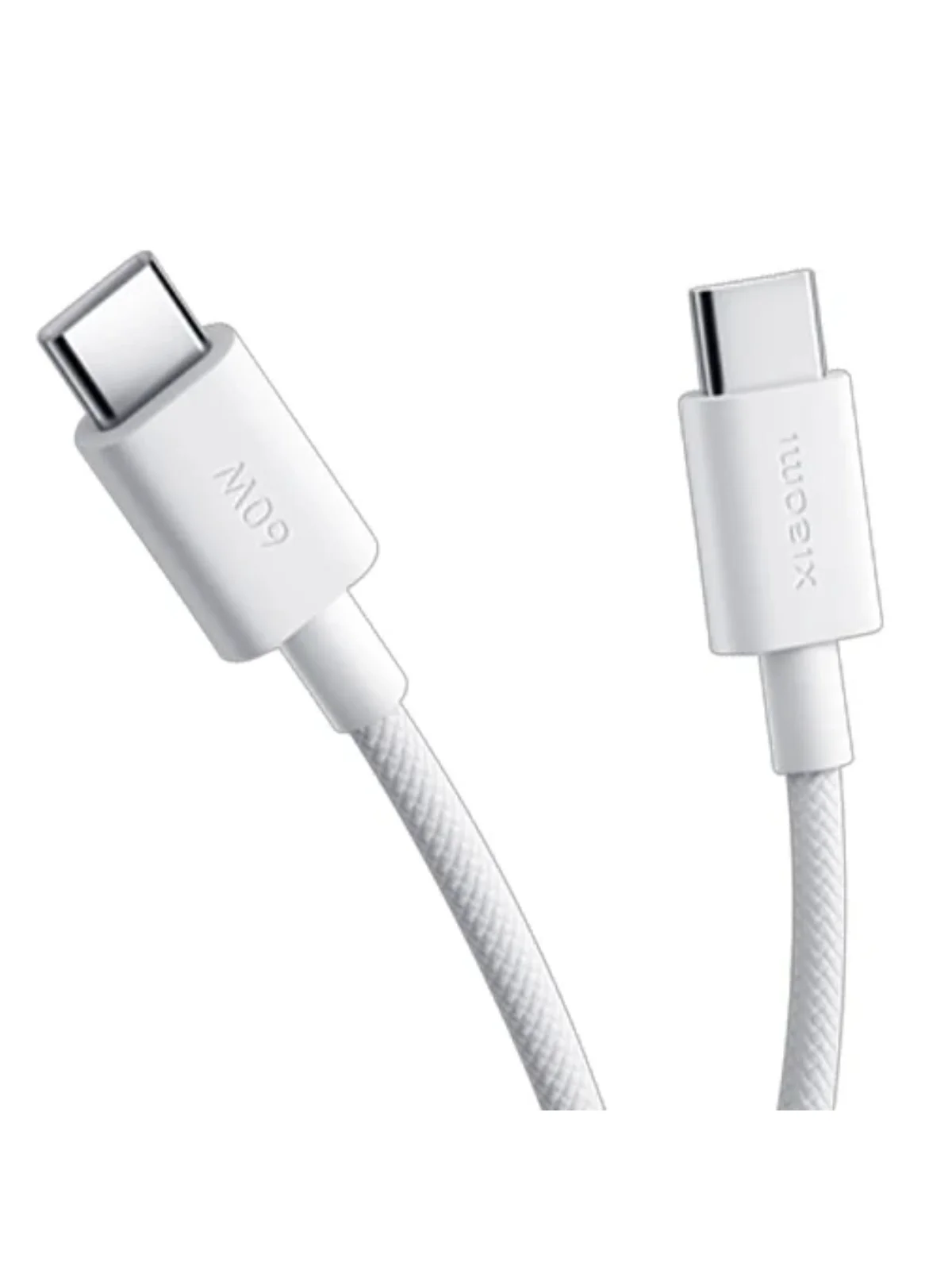 Кабель Xiaomi USB-C - USB-C, 3A, плетеный, 1 метр, белый (BHR0878GL)-4