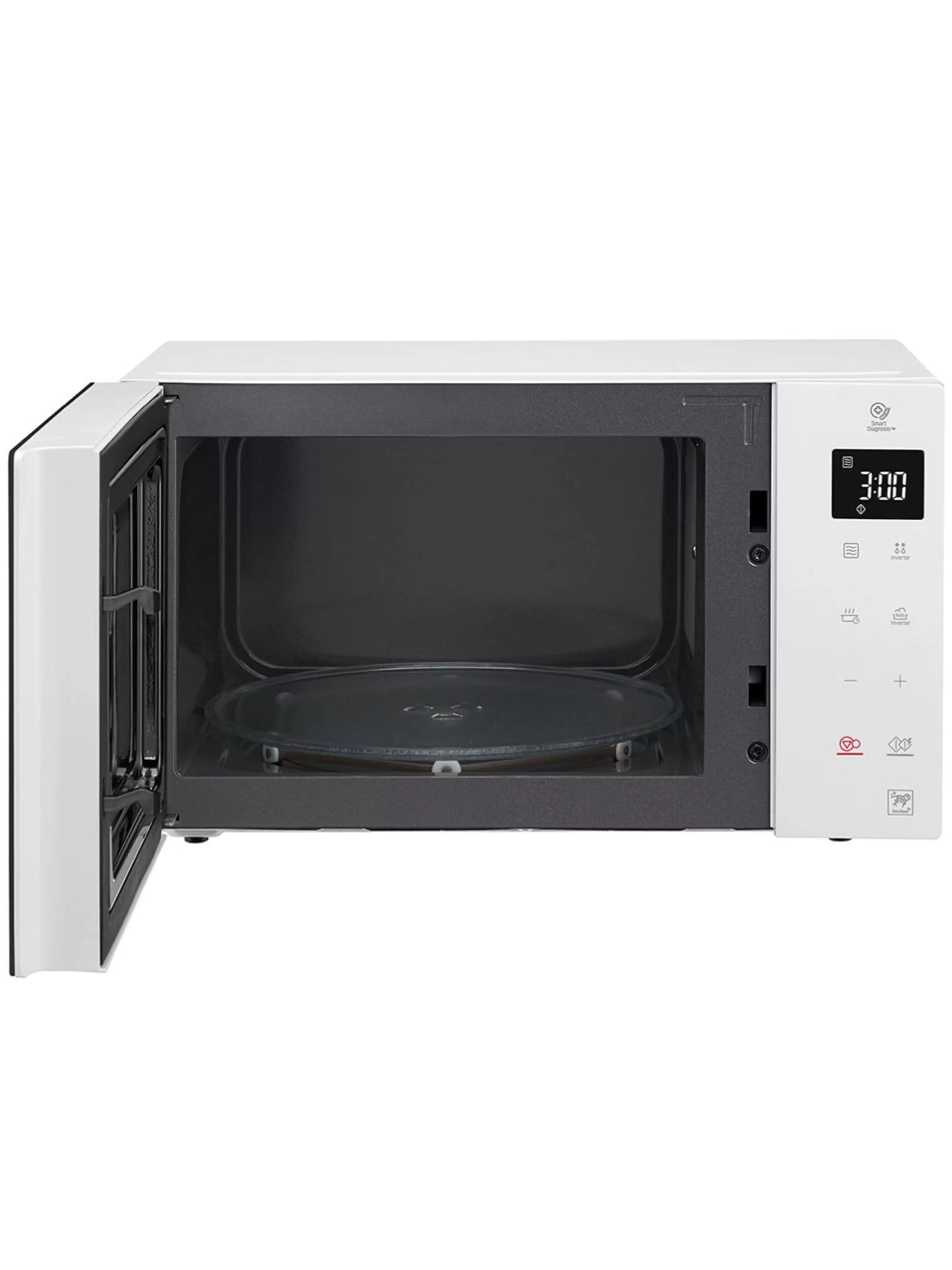 Микроволновая печь LG MS23NECBW (23 л, 1150 Вт, переключатели сенсор, белый/черный, EasyClean, Smart Inverter)-6