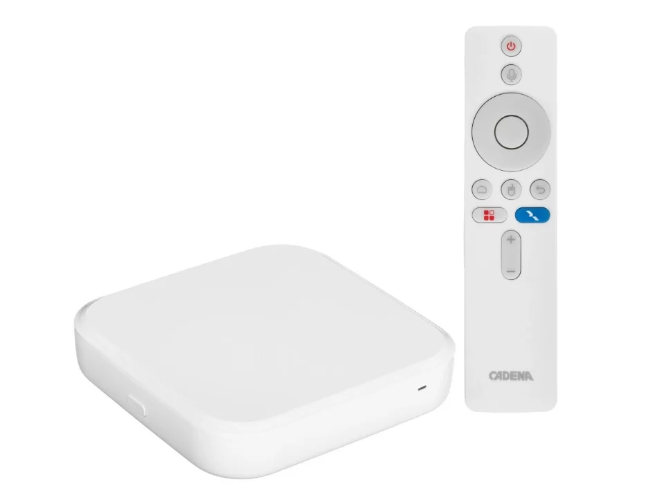 Цифровая SMART ТВ-приставка CADENA PRO X2 CSB-248 / 4/32GB / Android TV / Видео 4K UHD-0