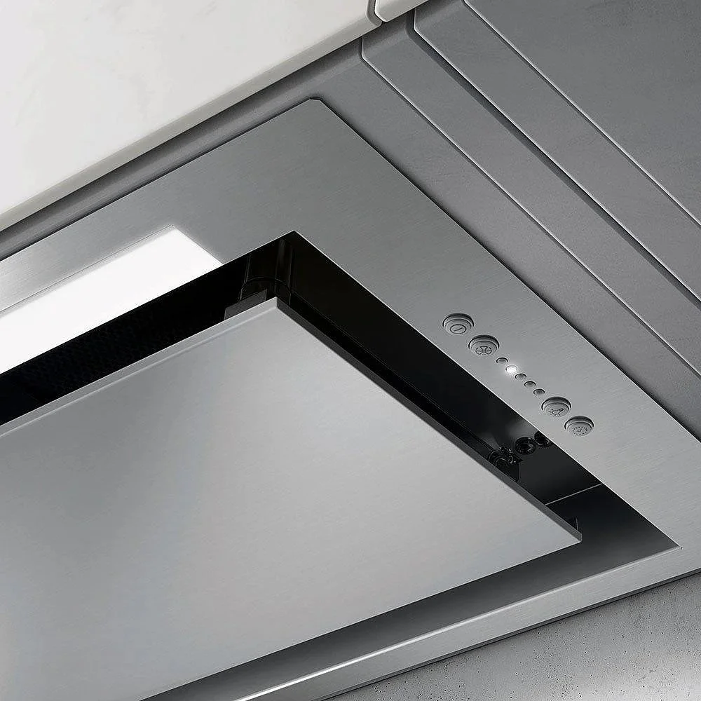 Вытяжка полновстраиваемая Elica Hidden 2.0 @ IX/A/60 (1300 м³/ч / 280 Вт / LED освещение 1x7 Вт / ширина - 52.4 см / ElicaConnect (Wi-Fi) / нерж.)-1