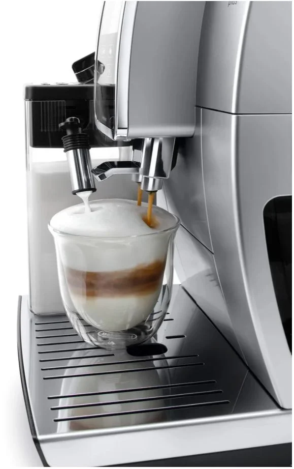 Кофемашина DeLonghi Dinamica Plus ECAM380.85.SB (кофе зерновой, молотый/ 1450 Вт/ 1.8 л/ автоматический капучинатор/ 12 напитков)-3
