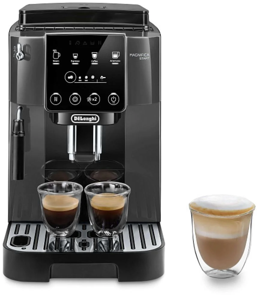 Кофемашина DeLonghi Magnifica Start ECAM220.22.GB (кофе зерновой, молотый/ 1450 Вт/ 1.8 л/ капучинатор/ 2 напитка)-0