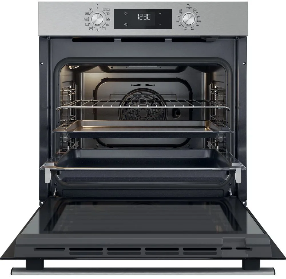 Духовой шкаф с добавлением пара Whirlpool OMSR58CU1SX (71 л / до 250 °C / Нерж. сталь / каталитич боковые стенки / Гриль / Телескоп. напр. / A+)-0