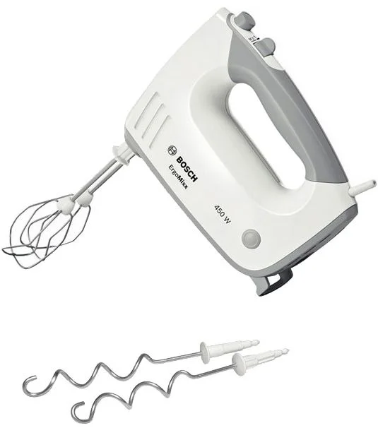 Миксер Bosch MFQ36400 (450Вт/ ручной/ скоростей 5/ корпус пластик/ насадок 2/ турборежим/ белый)-0