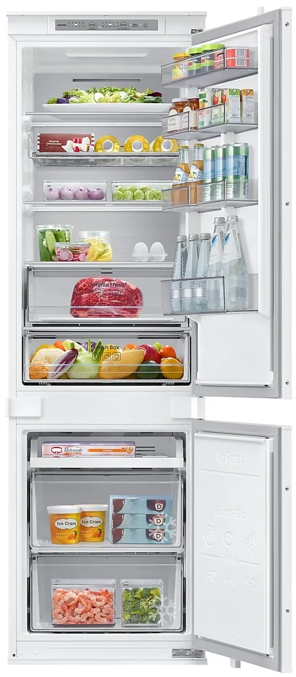 Холодильник встраиваемый Samsung BRB80F26CES0 (Объем - 267л /Высота - 177.5см/Слайд. крепл. фасадов/ Metal Cooling/ Mono Cooling / Wi-Fi / NoFrost)-1
