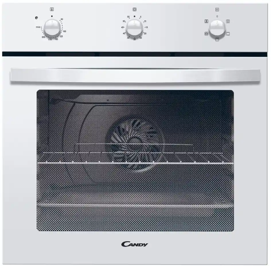 Духовой шкаф Candy FIDC B502 (Idea / 65 л / до 250 °C / Белый, стекло / Гриль / Рельефные направляющие / A)-0