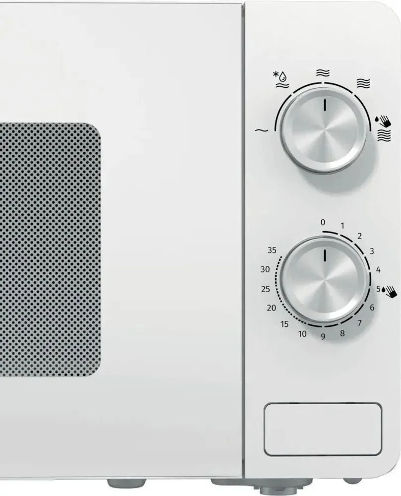 Микроволновая печь Gorenje MO20E1W2 (Essential / 20 л, 800 Вт, переключатели поворотный механизм, белый)-4