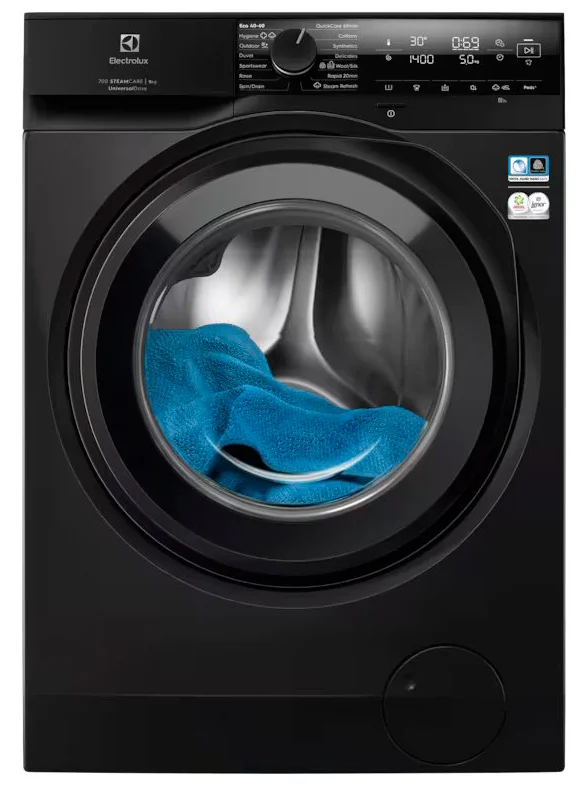 Стиральная машина Electrolux EW7FG4492UDE (SteamCare700 / 63,6-66см / 9кг / 1400об / пар / SteamCare / UniversalDose / Inverter / А+++ / Чёрный)-0