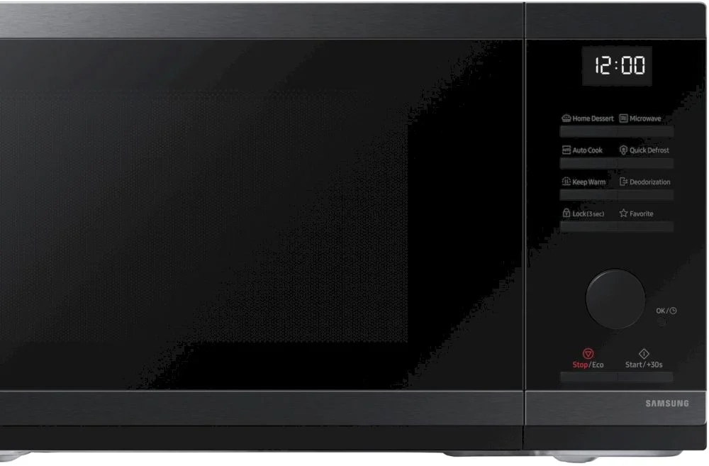Микроволновая печь Samsung MS23DG4504AGE2 (23 л, 800 Вт, переключатели поворотный механизм, кнопки, дисплей, черный)-6