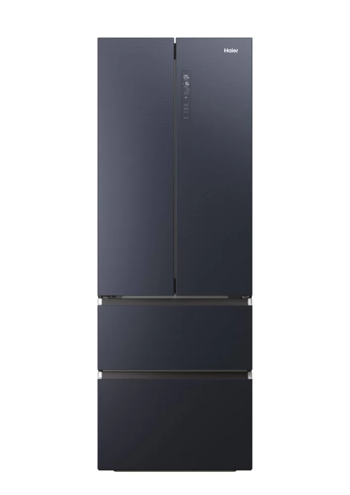 Холодильник Side by Side Haier HFW7720ENMB (4 двери / Объем - 477 л / Высота - 200,6 см / Ширина - 70 см / A++ / Чёрный / No Frost)-0
