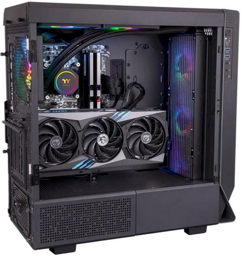 Водяное охлаждение Thermaltake TH420 ARGB Sync AIO Liquid Cooler для Intel LGA 1700/115x/775  AMD FMx/AMx (CL-W367-PL14SW-A)-4