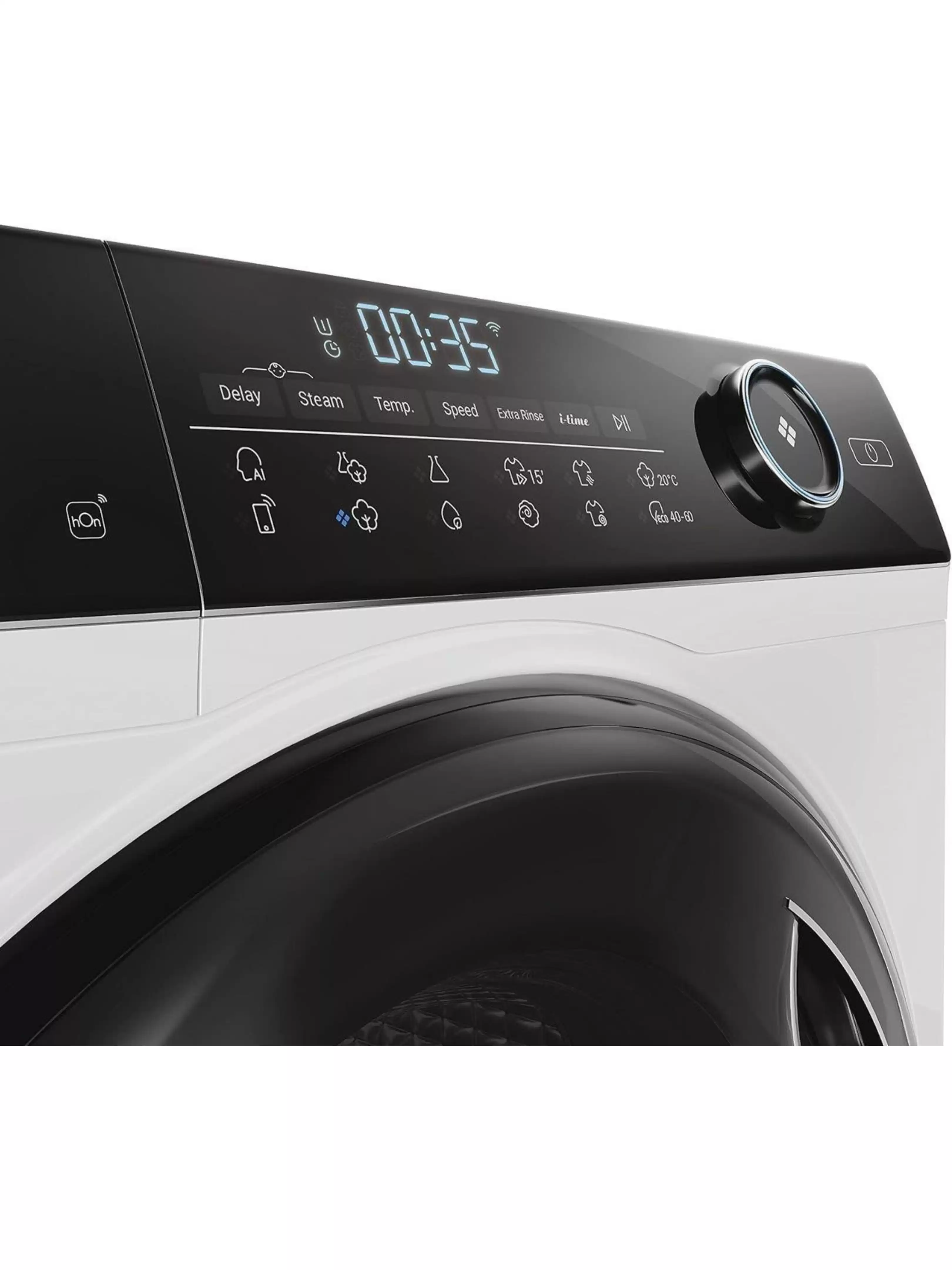 Стиральная машина Haier HW80-B14959TU1 (I-Pro Series 5 / 51 см / 8кг / 1400об / пар / Smart Dual Spray / Direct Motion / Wi-Fi + BLE / A+++)-2