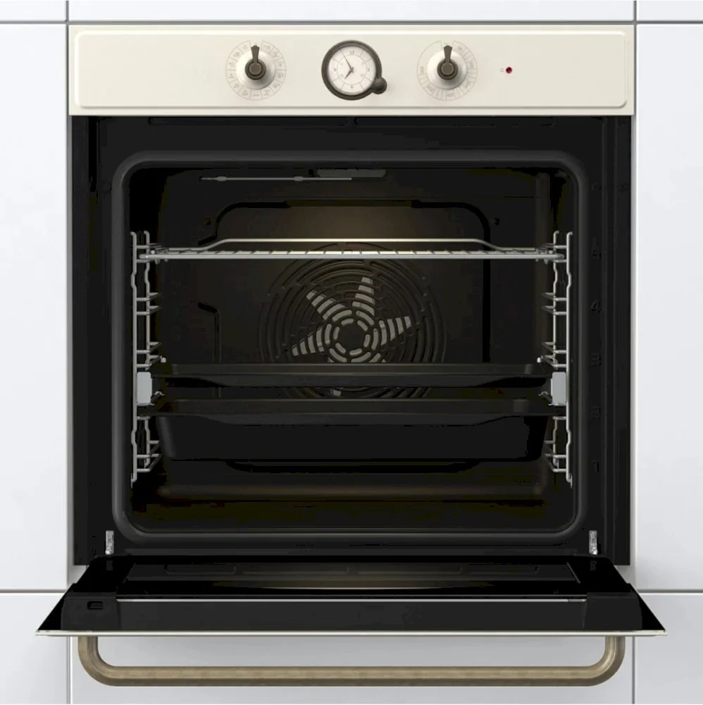 Духовой шкаф Gorenje BOS67372CLI (Classico / 77 л / до 300 °C / Бежевый, эмаль / AquaClean / PerfectGrill / телескоп. напр. (x1) / А)-2