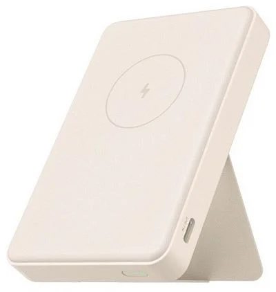 Портативная батарея магнитная Xiaomi Magnetic Wireless Power Bank Magsafe 6000mAh, бежевый (BHR9074GL)-0