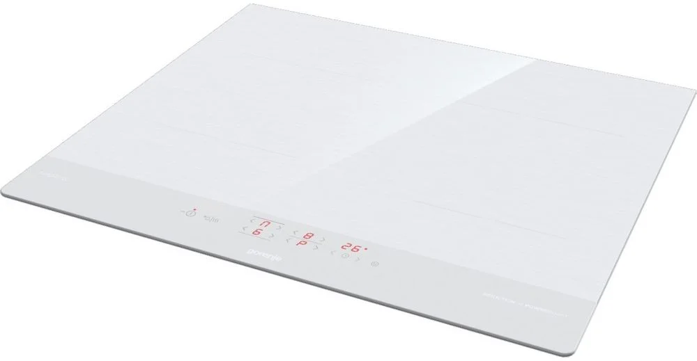 Поверхность индукционная Gorenje IT643SYW7 (Simplicity 2.1 / белое стекло / объединение конфорок Bridge/ SmartControl / PowerBoost / StayWarm)-3