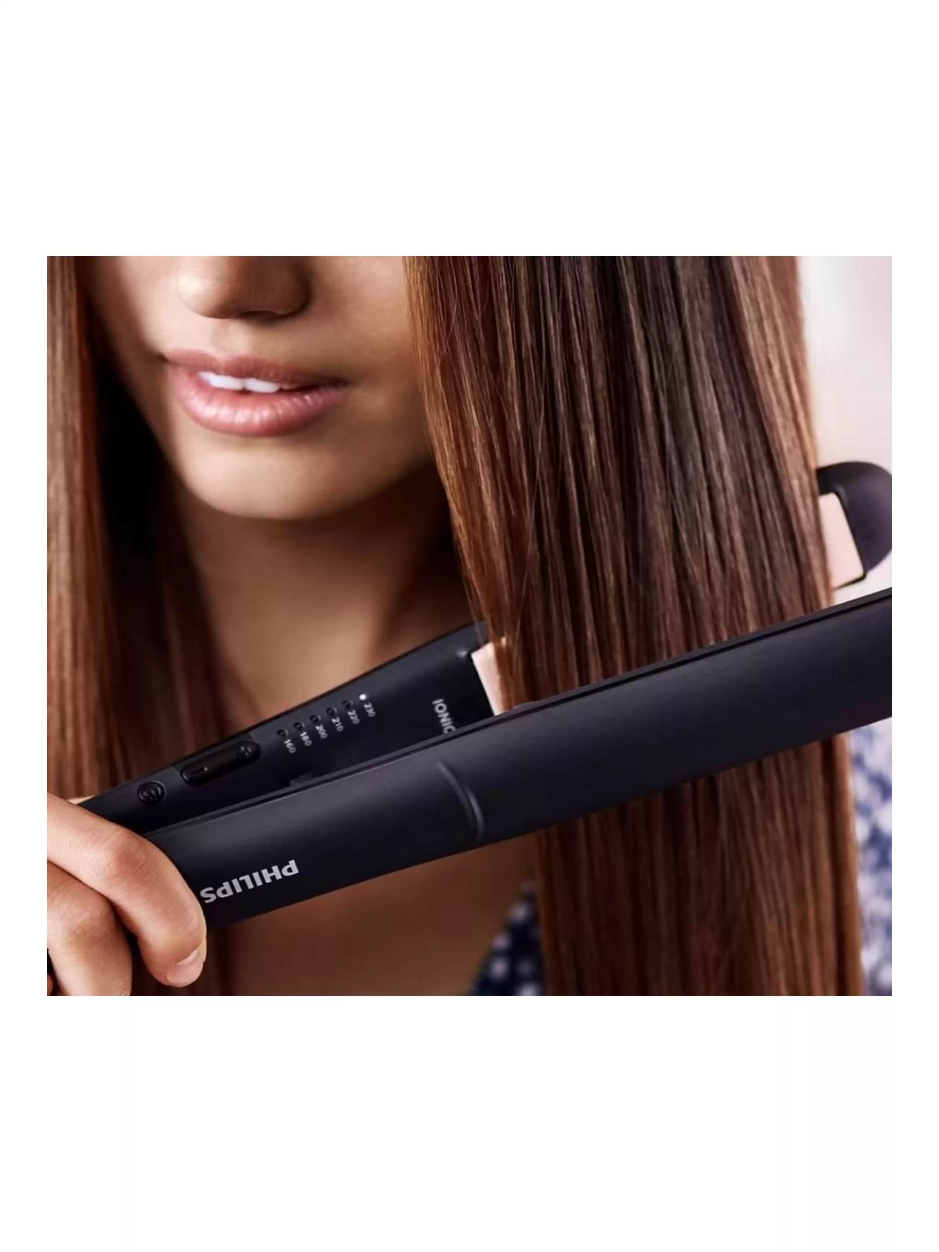 Выпрямитель Philips BHS378/00 (розовый, черный, 55 Вт, нагрев до 230 °C, покрытие - керамическое, кератиновое, автоотключение)-4