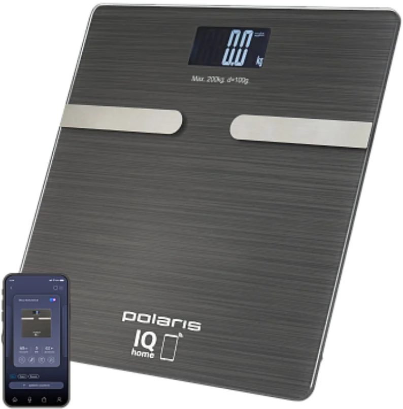 Весы электронные напольные Polaris PWS 1892 IQ Home (200 кг / диагностика)-2