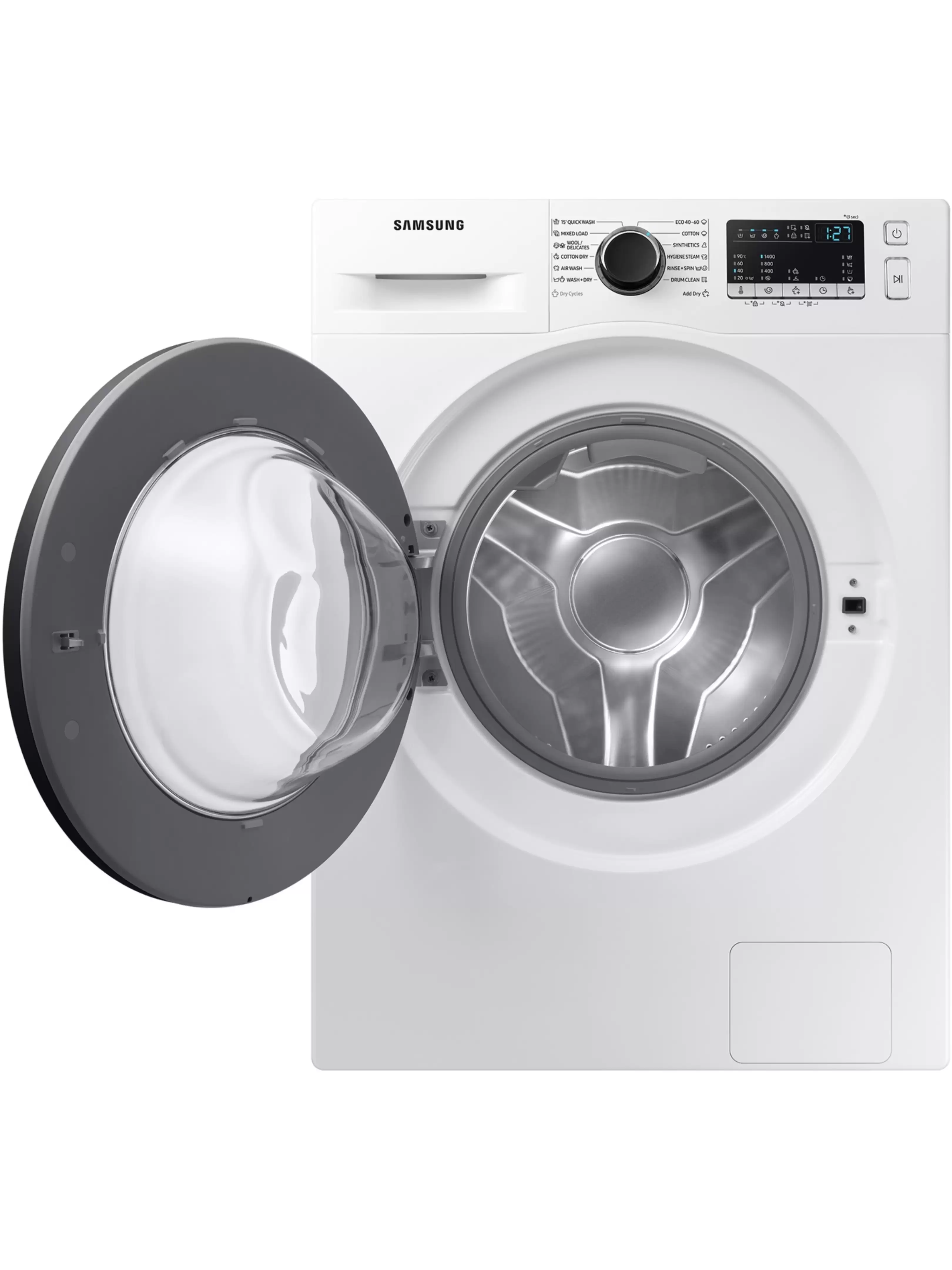 Стирально-сушильная машина Samsung WD80T4046CE/LE (60см / 8кг / 5кг / 1400об / пар / Air Wash / EcoBubble™ / AddWash  / AirWash / Digital Invertor)-4