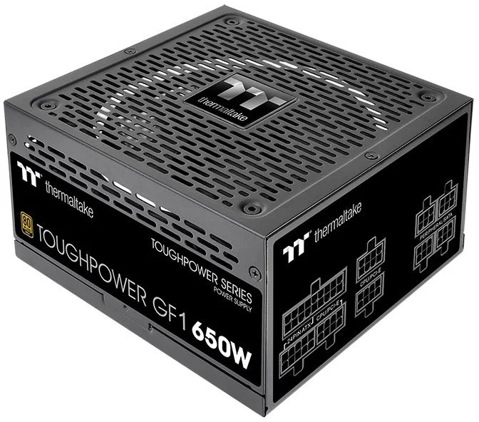 Блок питания Thermaltake 650W Toughpower GF1 модульный (80+ Gold, 20+4 pin, 4+4 pin CPU, 4x 6+2 pin PCI-E, 9 SATA, Smart Zero Fan, 140mm Fan)-0