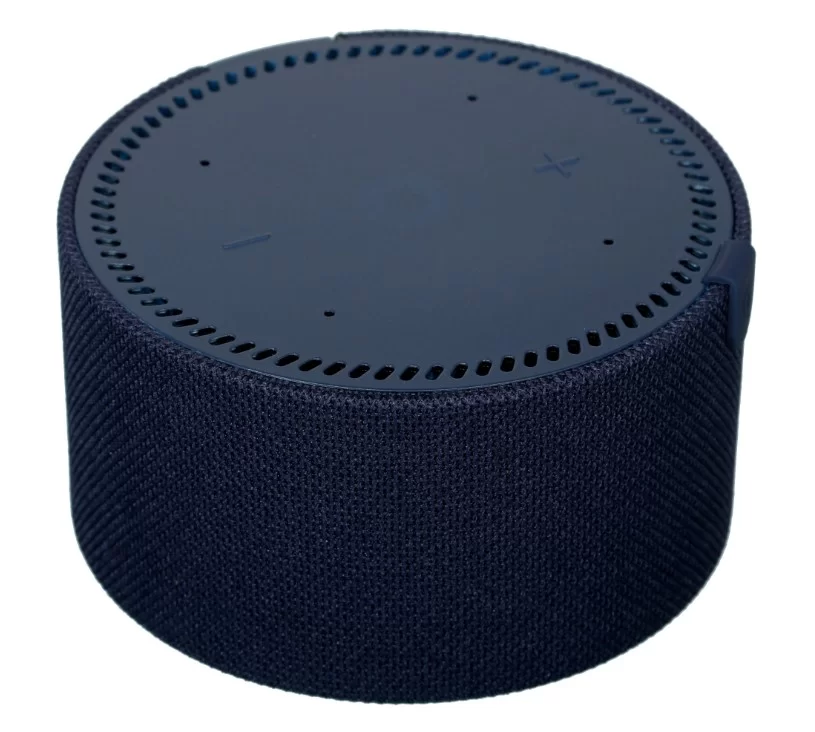 Умная колонка Новая Яндекс Станция Мини с голосовым помощником Алиса, синяя с часами-1