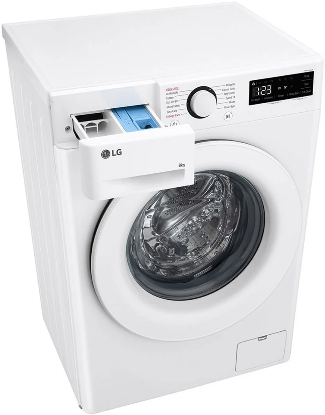 Стиральная машина LG F2WR508SWW (47.5см / 8кг / 1200об / пар / добавление белья / AI DD™ / Steam™ / А+++)-8