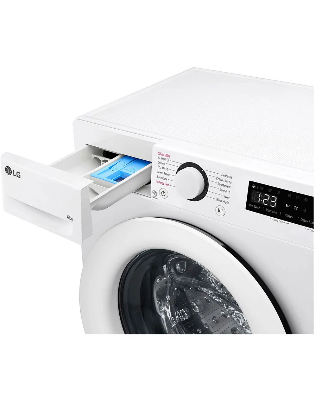 Стиральная машина LG F2WR508SWW (47.5см / 8кг / 1200об / пар / добавление белья / AI DD™ / Steam™ / А+++)-4