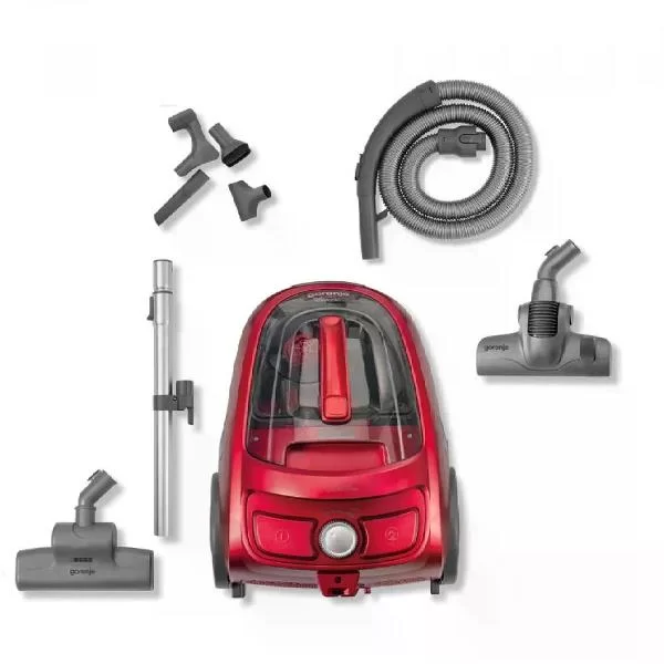 Пылесос Gorenje VC2303SPRCY (2300/400Вт, контейнер 1,7 л, турбощетка, красный)-3