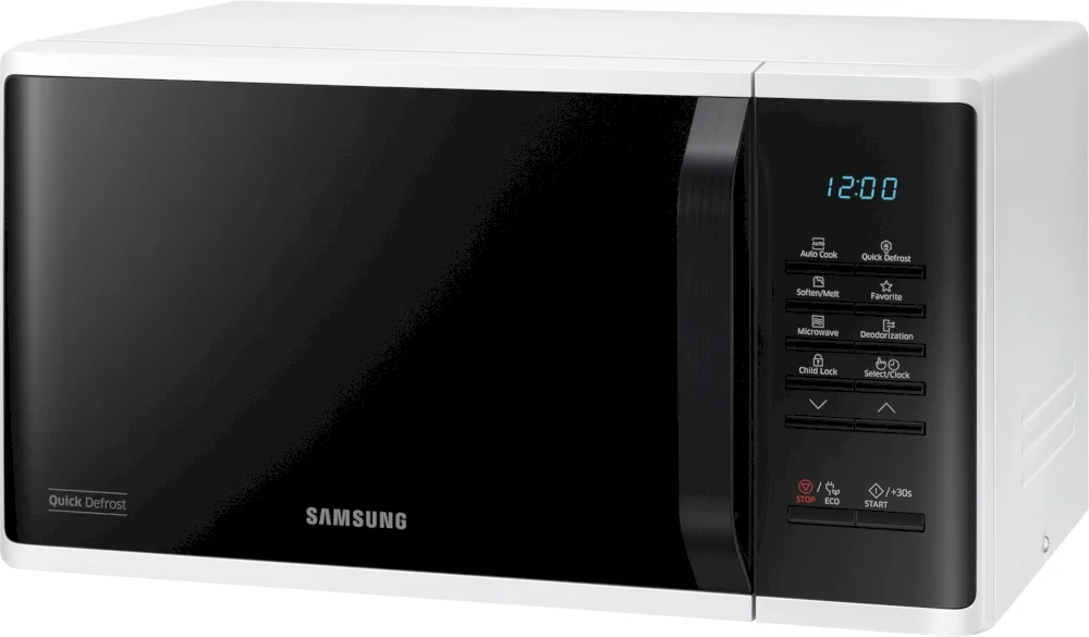Микроволновая печь Samsung MS23K3513AW (23 л, 800 Вт, переключатели кнопки, дисплей, белый)-5