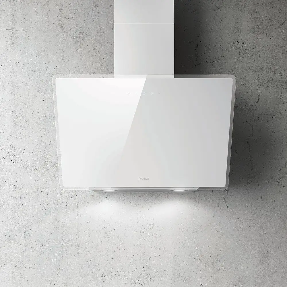 Вытяжка наклонная Elica Shire WH/A/60 (1200 м³/ч / 232 Вт / LED освещение 2x1.5 Вт / ширина - 59.8 см / белое стекло)-1