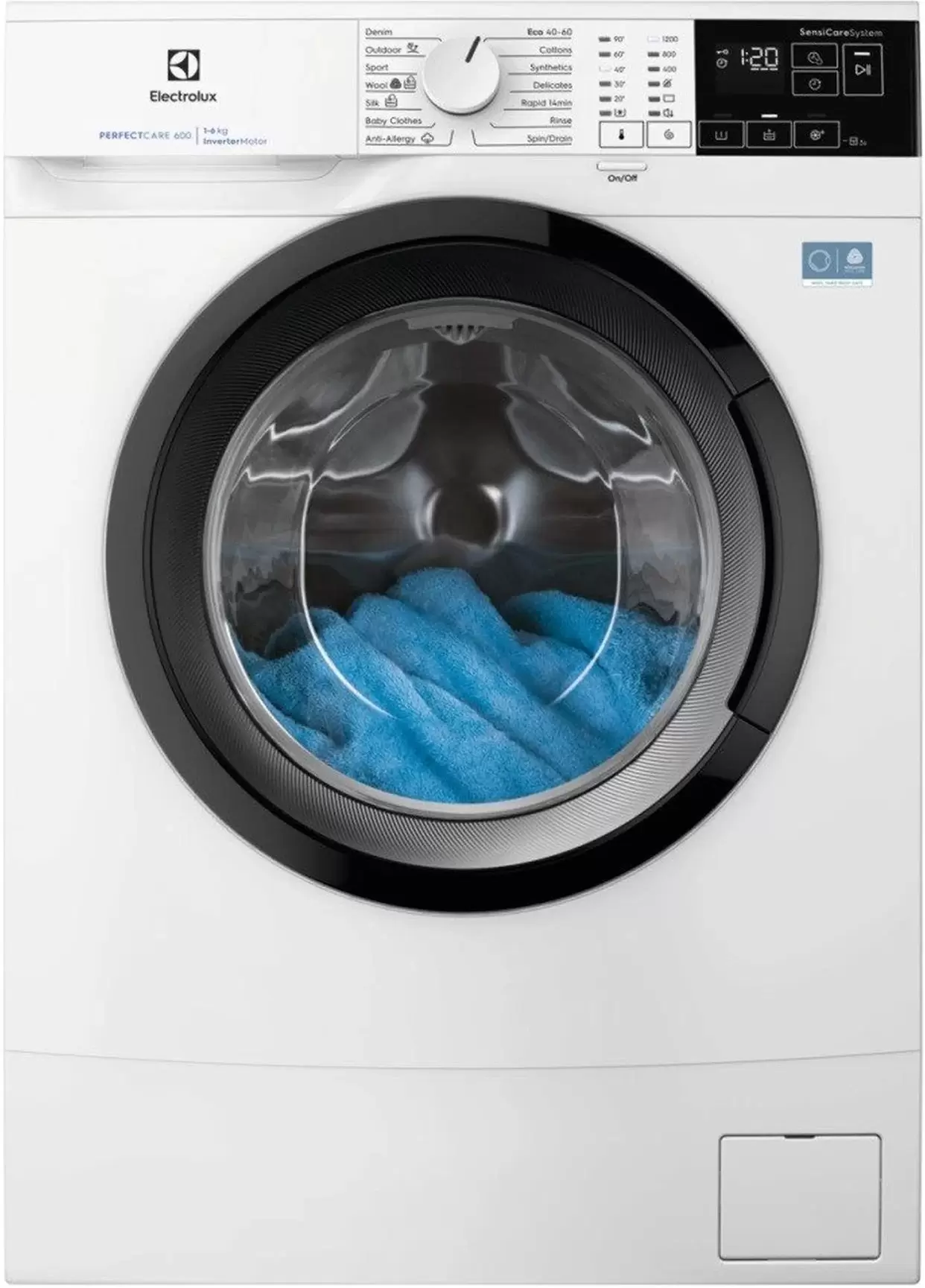Стиральная машина Electrolux EWS6426BE (PerfectCare 600 / 37.8-41,1см / 6кг / 1200об / TimeManager / А+++)-0