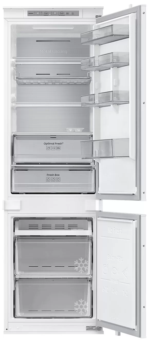 Холодильник встраиваемый Samsung BRB80F26CES0 (Объем - 267л /Высота - 177.5см/Слайд. крепл. фасадов/ Metal Cooling/ Mono Cooling / Wi-Fi / NoFrost)-0
