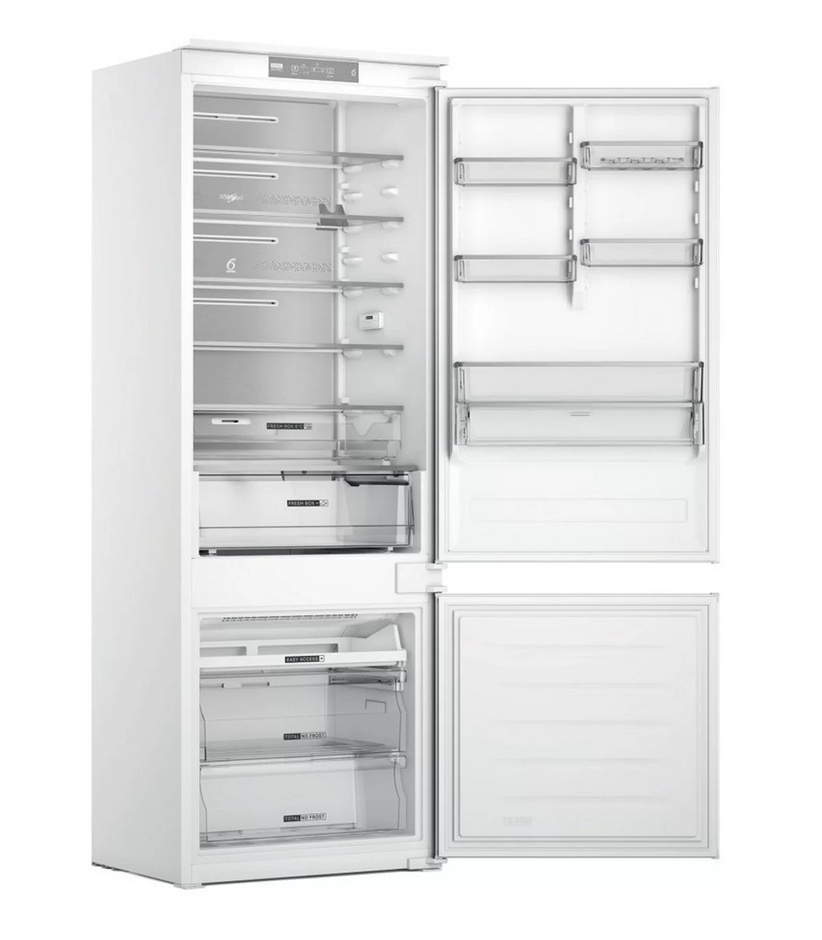 Холодильник встраиваемый Whirlpool WH SP70 T121 (Объем - 394 л / Высота - 193.5см / Ширина  - 69см / Слайдерное крепление фасадов /A++ /Total NoFrost)-0