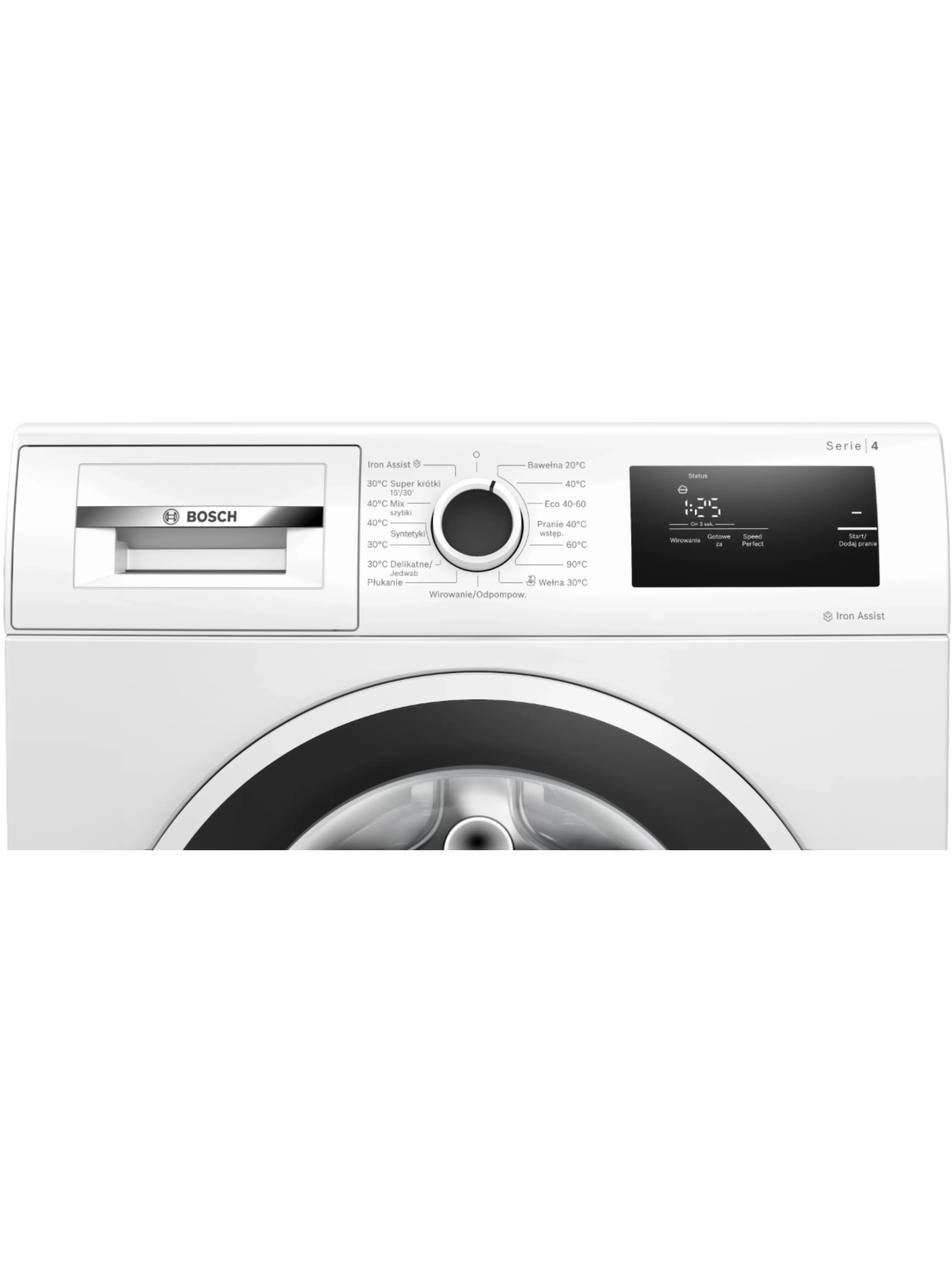 Стиральная машина Bosch WAN2405GPL (Serie4 / 59-63,3см / 8 кг / 1200об / пар / SpeedPerfect / ActiveWater Plus / EcoSilence Drive / A+++)-3