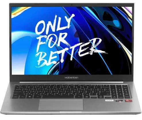 Ноутбук Maibenben M553 15,6" FHD IPS/Ryzen 3 5300U/8Gb/512Gb SSD/Linux/Silver-0