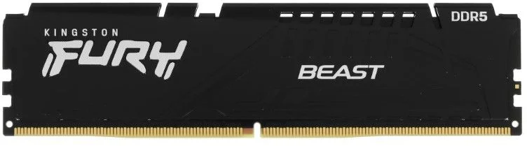 Память DDR5 32Gb 5200Mhz Kingston FURY Beast Black KF552C40BB-32-0