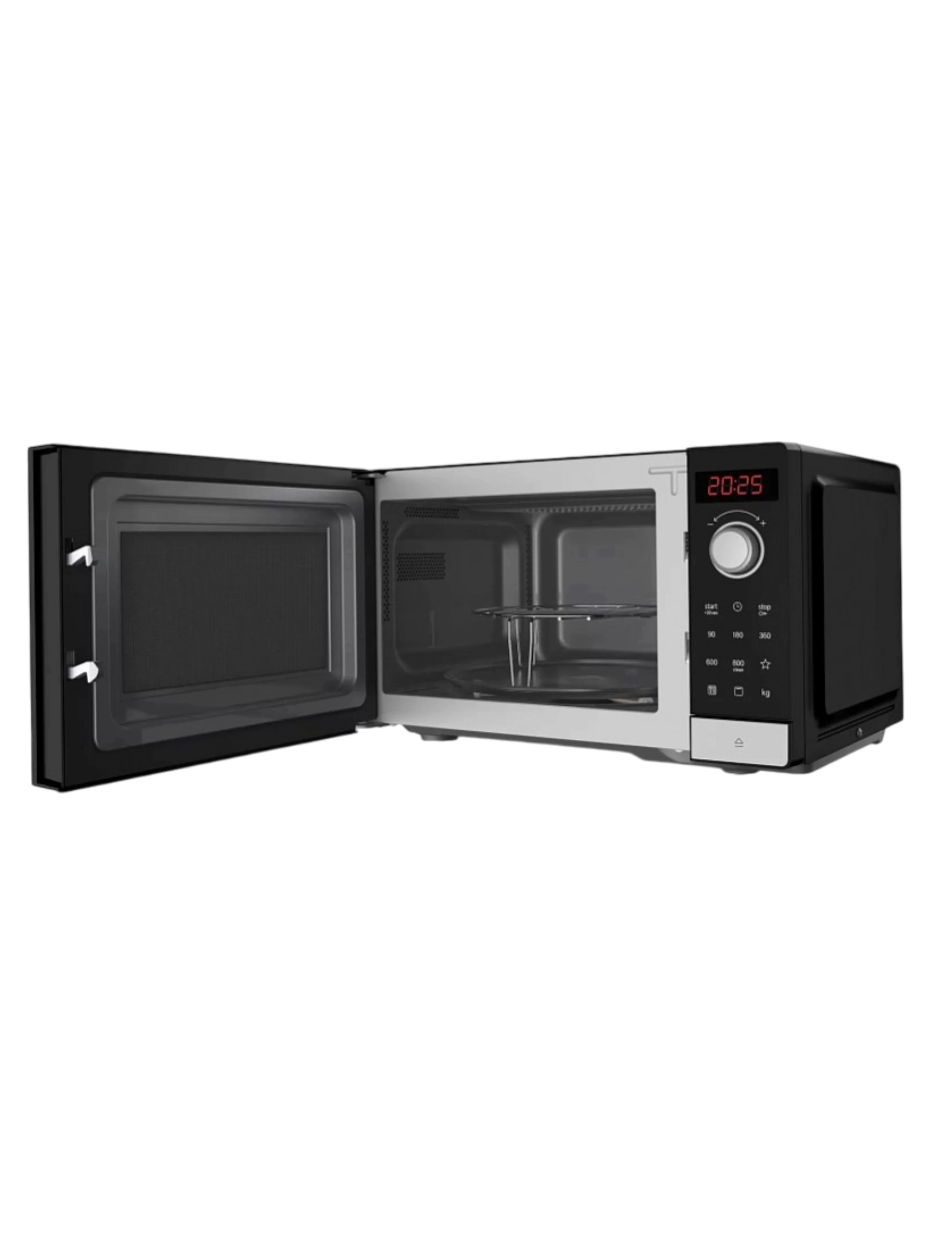 Микроволновая печь BOSCH FEL023MS2 (20 л, 800 Вт, переключатели поворотный механизм, сенсор, гриль, дисплей, черный)-3