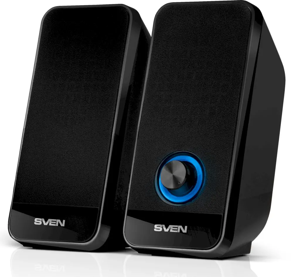 Колонки 2.0 SVEN 320 / 6W / USB-питание / Чёрный / корпус - пластик-0