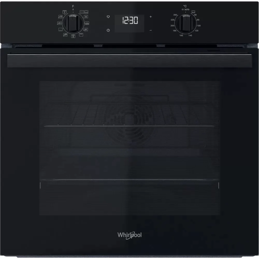 Духовой шкаф Whirlpool OMR58CR1B (71 л / до 250 °C / Чёрный, стекло / каталитич зад. стенка / Гриль / Телескоп. напр. / A+)-0