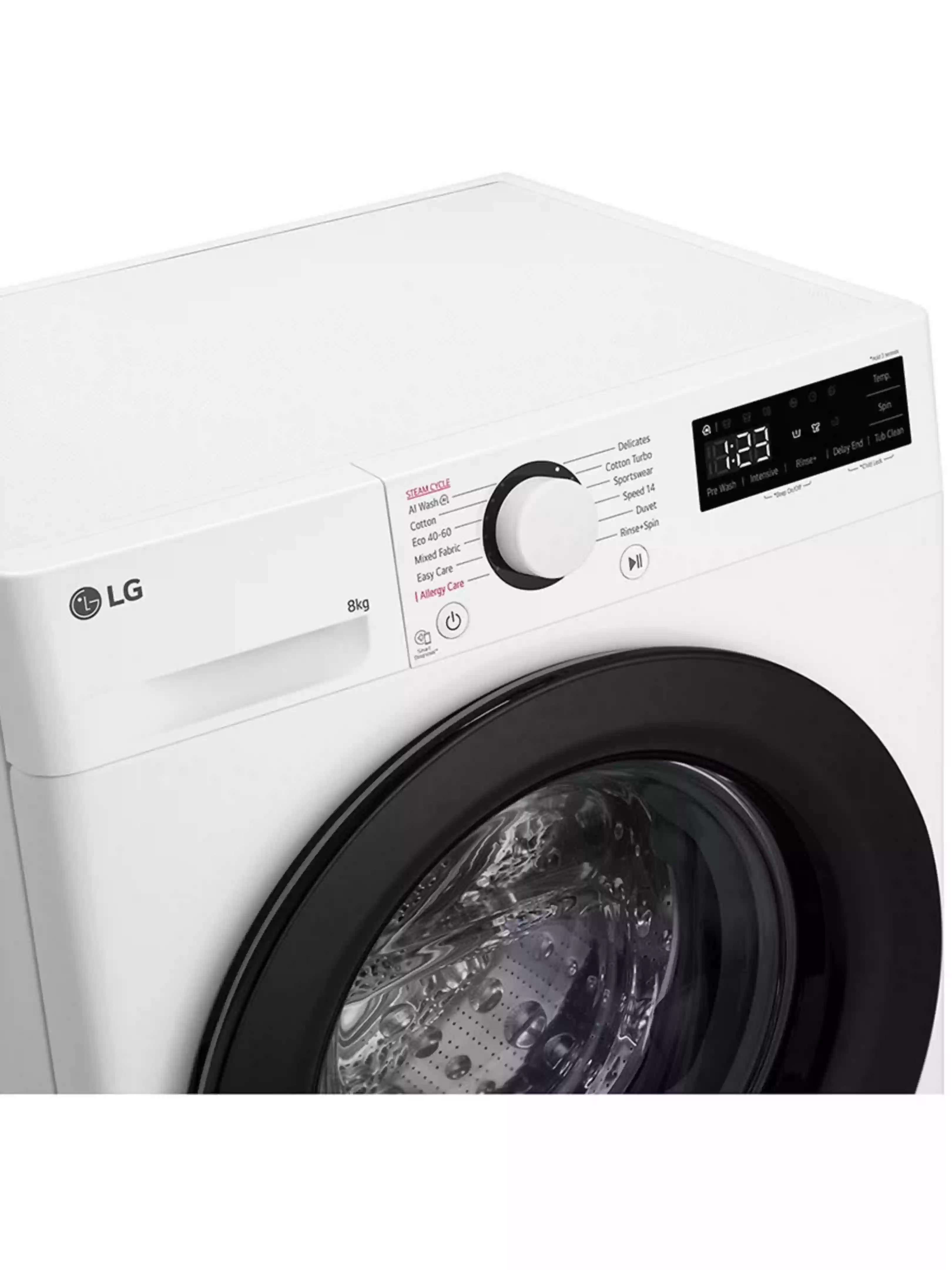 Стиральная машина LG F2WR509SBW (47,5 см / 9 кг / 1200 об / пар / AI DD™ / Steam™ / Smart Diagnosis / А+++)-6