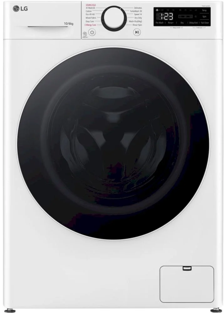 Стирально-сушильная машина LG F4DR510S0W (56.5см / 10кг / 6кг / 1400об / пар / AI DD / TurboWash™360 / Inverter Direct Drive / A+++)-0