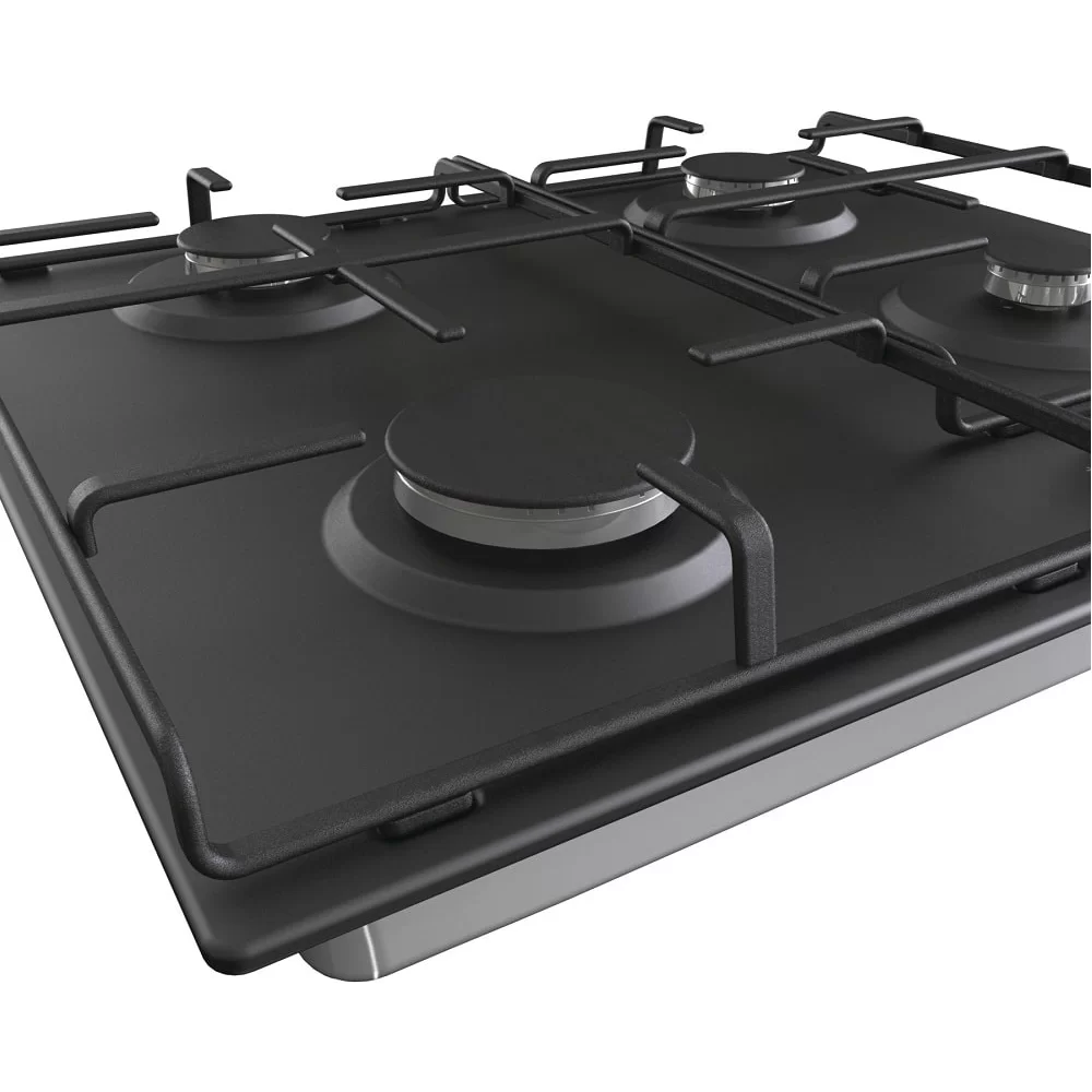 Поверхность газовая Gorenje G640EXB (Essential / черный / нержавеющая сталь / эмаль / XtraSurface)-4