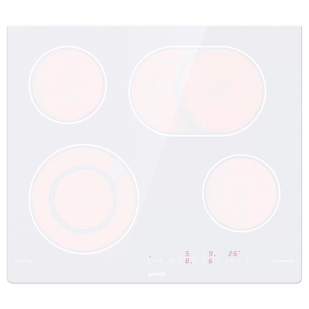 Поверхность электрическая Gorenje ECT643SYW (Simplicity 2.1 / белый / стеклокерамика / Staywarm)-3