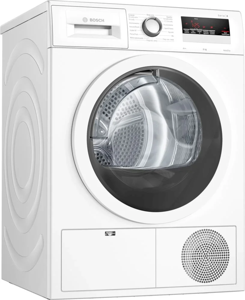 Сушильная машина с тепловым насосом Bosch WTH85V0GPL (Serie4 / 61,3см / 8кг / TouchControl / AutoDry / AntiVibration Design / А++)-0