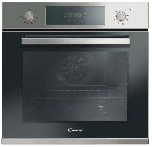 Духовой шкаф Candy FCP625XL (Timeless / 70 л / до 245 °C / Нерж. сталь, стекло / Aquactiva / Гриль / Телескопические направляющие / A+)-0