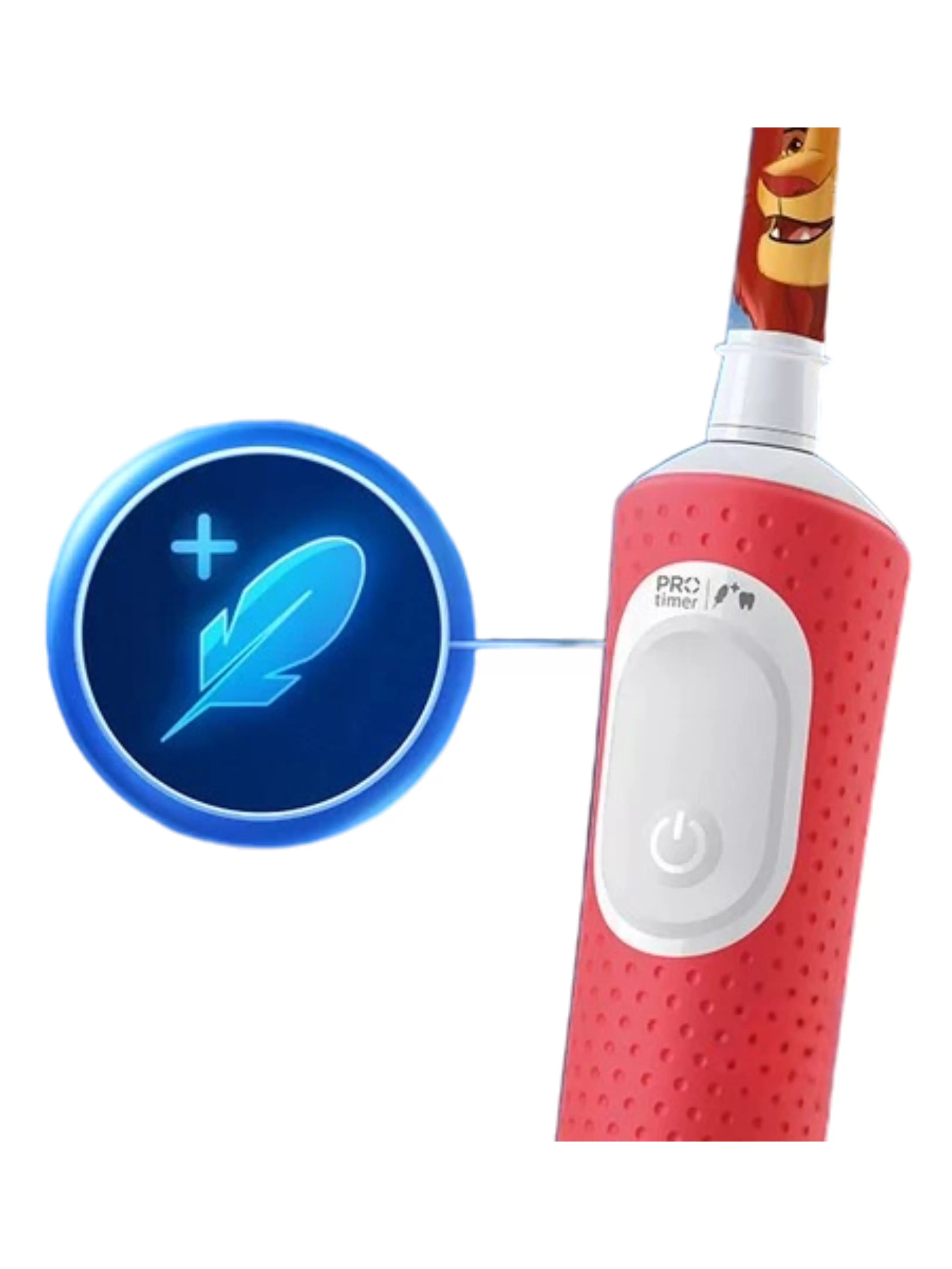 Зубная щетка электрическая детская Braun Oral-B Vitality PRO Kids 3+ Lion King + чехол-3