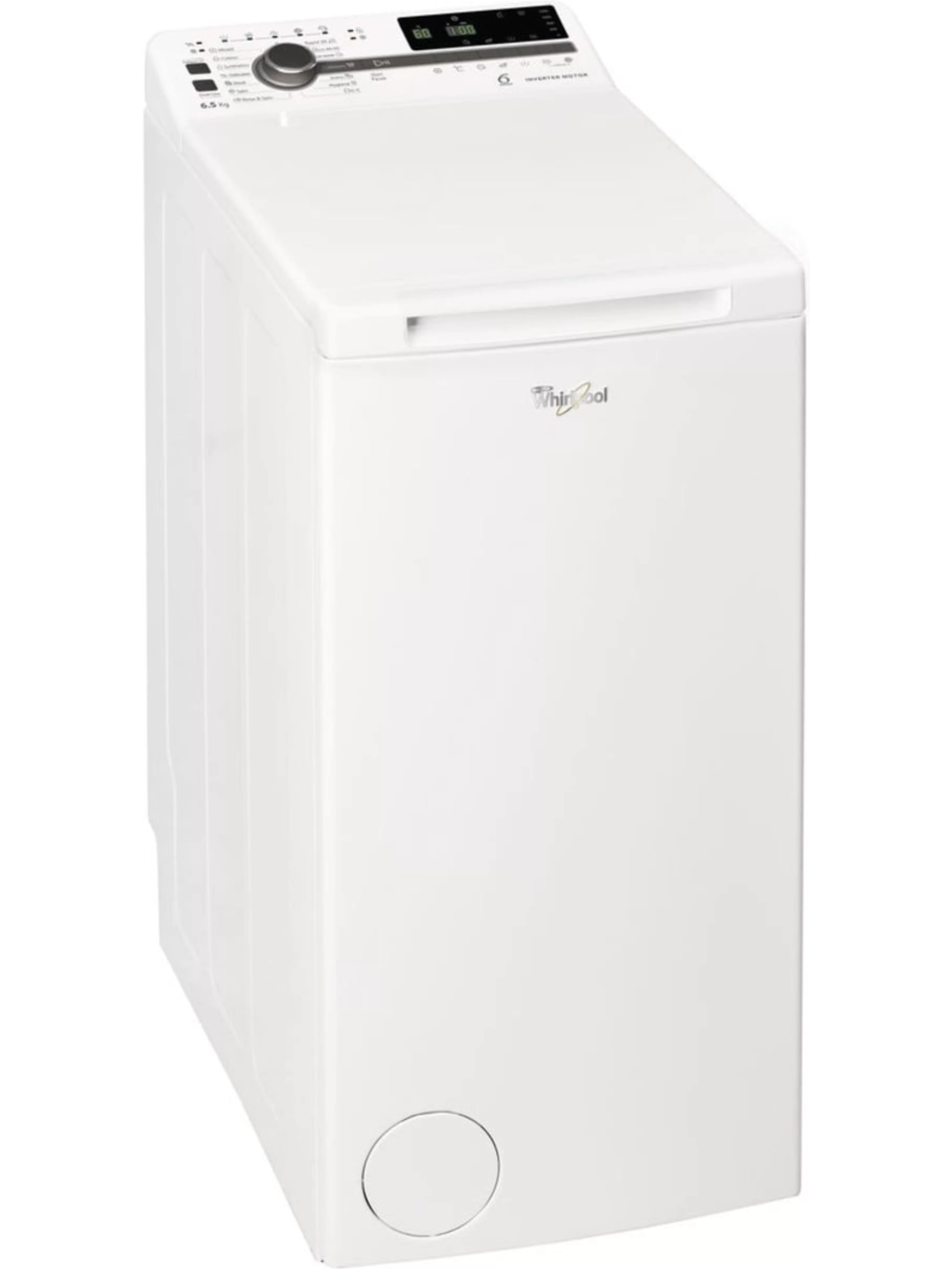Стиральная машина вертикальная Whirlpool TDLRB 65261BS EU/N (60см / 6,5кг / 1200об / FreshCare / 6th SENSE)-1