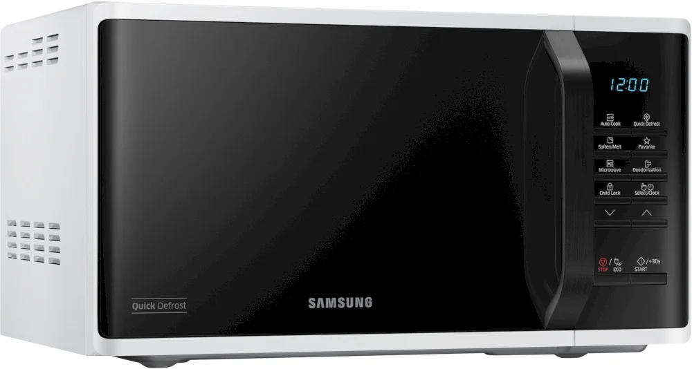 Микроволновая печь Samsung MS23K3513AW (23 л, 800 Вт, переключатели кнопки, дисплей, белый)-3