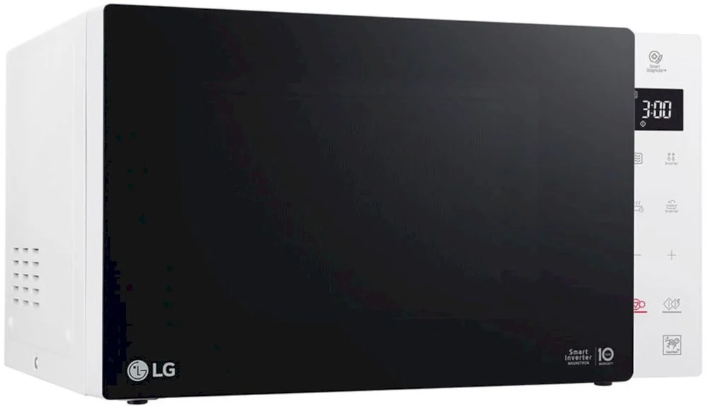 Микроволновая печь LG MS23NECBW (23 л, 1150 Вт, переключатели сенсор, белый/черный, EasyClean, Smart Inverter)-1
